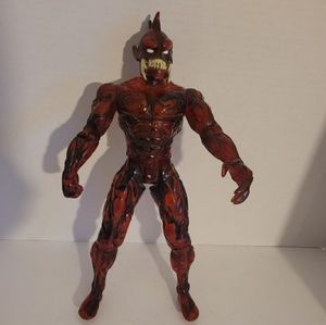 Vtg 1998 Marvel Comics Marvel Universe Spider-Wars Carnage 11” Fully Pos…